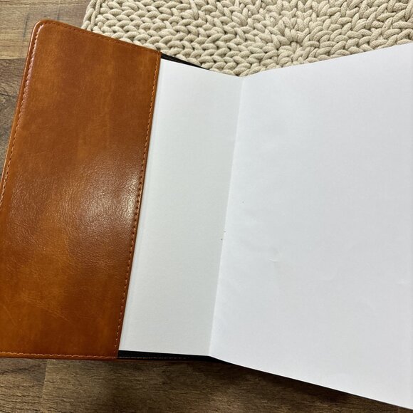 SohoSpark Tree Writing Faux Leather Journal Diary Refillable Notebook 6 x 8.75 - Picture 3 of 6